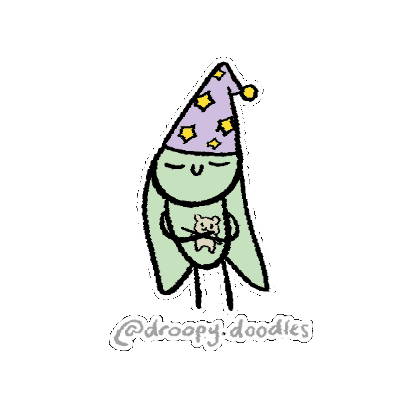 Laettning witchcorp droopydoodles Sticker