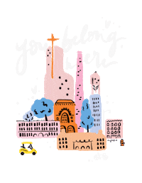 Christian College Illustration Sticker by Olivet Nazarene University
