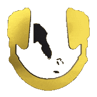 Gold Rotate Sticker by Nova Sound