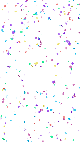 Happy Birthday Rainbow Sticker