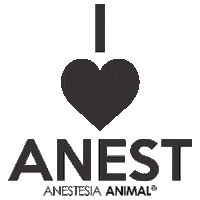 I Love Doctor Sticker by Anestesia Animal