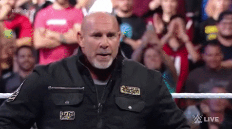 Screaming Bill Goldberg GIF by WWE