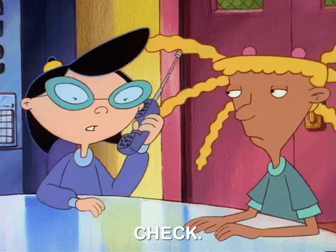 nick splat phoebe GIF by Hey Arnold