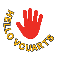 vcu hello Sticker by VCUarts
