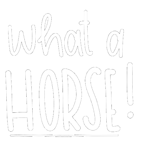 Horse Calligraphy Sticker