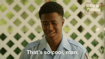 deathinparadiseofficial cool thumbs up awesome congratulations GIF