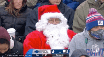 Santa Claus Football GIF by NFL