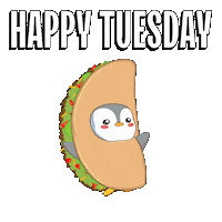 Happy Taco Time Sticker by Pudgy Penguins