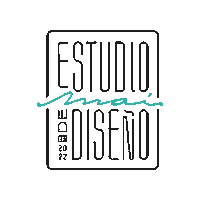 mailenfusari logo diseno estudio mai Sticker