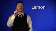 sign language lemon GIF by Sign with Robert