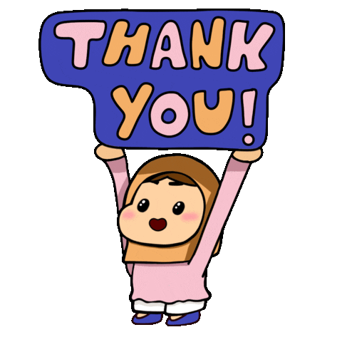 Thanks Thank You Sticker