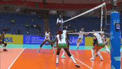 Happy Group Hug GIF by Volleyball World