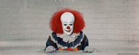 tim curry clown GIF