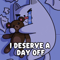 Teddy Bear Crying GIF by MESA My Emotional Support Animal
