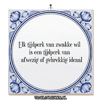 Nl Wijsheid Sticker by Tegelspreuken.nl