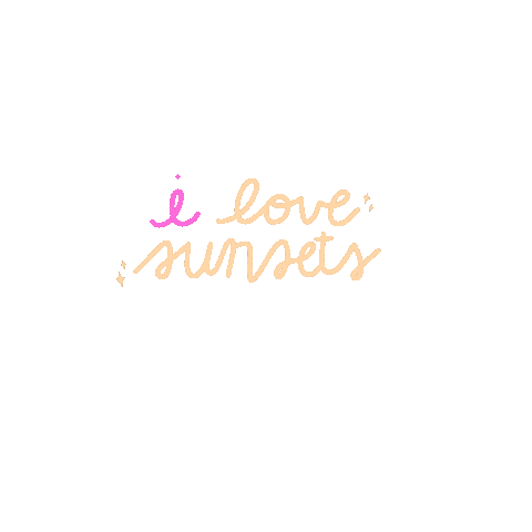 jhrbek giphyupload sunset sunsets drawingwithjess Sticker