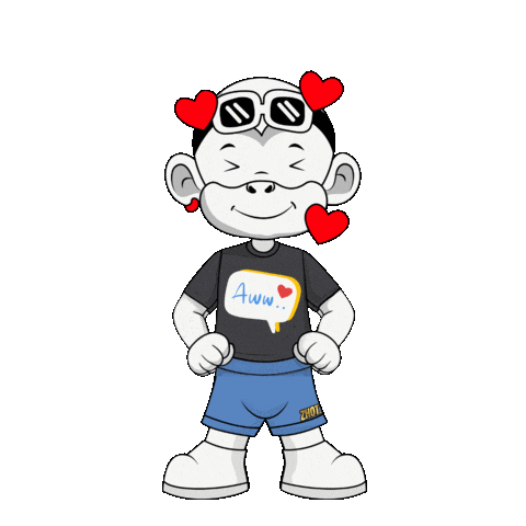 Drawing Monkey Sticker by Zhot