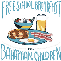 Tropical Island Breakfast Sticker by Bahamas Forward