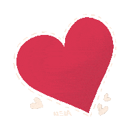 I Love You Heart Sticker