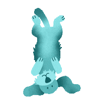 Dog Lusta Sticker by Artificial Group