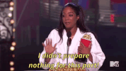 mtv awards i didnt prepare nothing for this part GIF by MTV Movie & TV Awards