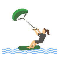 Kitesurf Larochelle Sticker by La Rochelle Tourisme