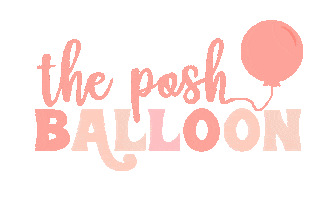 ThePoshBalloon posh the party is here poshparty party with posh Sticker