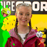 happy jade pettyjohn GIF by Kids Choice Sports 2017
