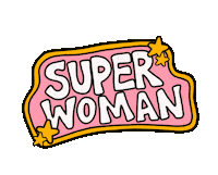 Pink Woman Sticker by Poppy Deyes