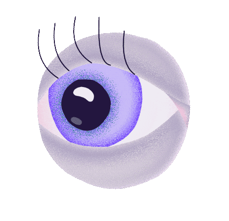 Sad Blue Eyes Sticker by melindeer
