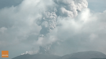 Smoke and Ash Rise From Shinmoedake Volcano, but Danger Subsides, Say Officials