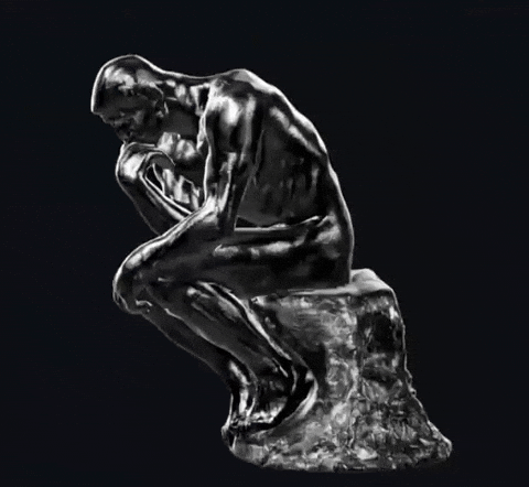 Think The Thinker GIF by ElmonX