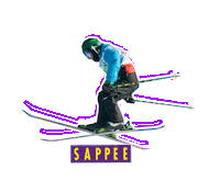 SappeenMatkailukeskus skiing downhill sappee laskettelu Sticker