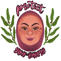 Girl Protect Sticker