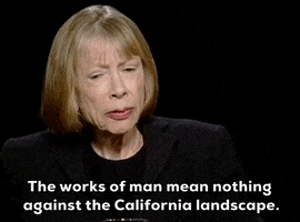 Joan Didion GIF by GIPHY News