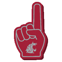 Washington State Cougars Sticker by College Colors Day