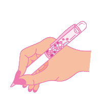 Pink Sticker by The Angel Shoppe