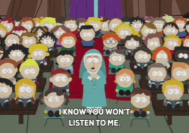meeting nun GIF by South Park 