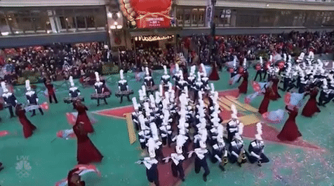 marching band GIF by The 91st Annual Macy’s Thanksgiving Day Parade