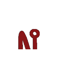 Assistly logo red active peeking Sticker