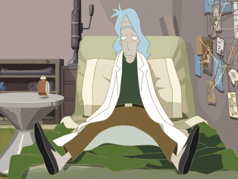 Tired Rick And Morty GIF by Adult Swim