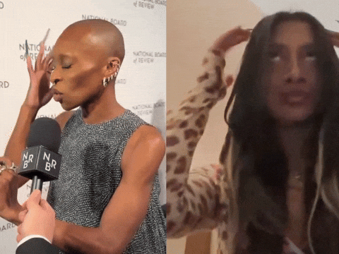 Brainstorming Cynthia Erivo GIF