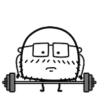 Lifting Weights Sticker