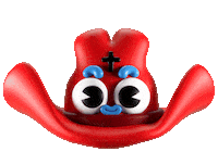 Happy Red Dead Sticker by Grand Chamaco