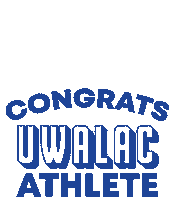 Sports Club Congrats Sticker by UWA Little Athletics Club