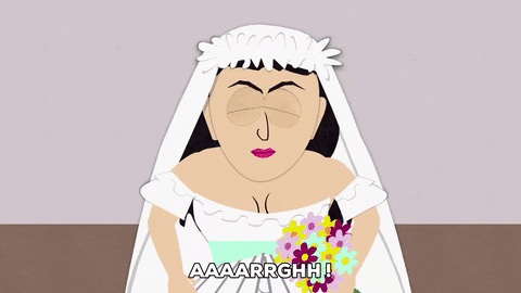 wedding yelling GIF by South Park 