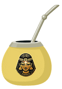 esteticacleopatra argentina mate desayuno buen dia Sticker