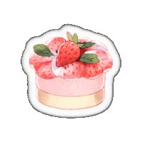 Cup Cake Cafe Sticker