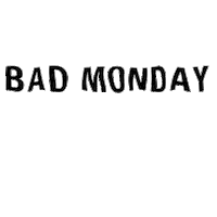 badmonday logo brand bad monday Sticker