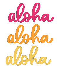 Happy Hawaii Sticker by Waikiki Beachcomber by Outrigger